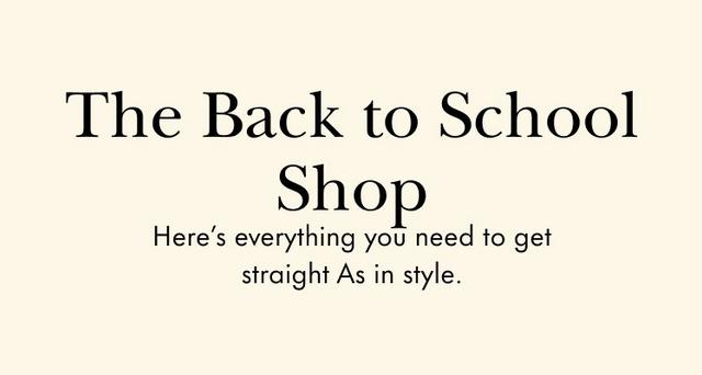 The Back To School Shop