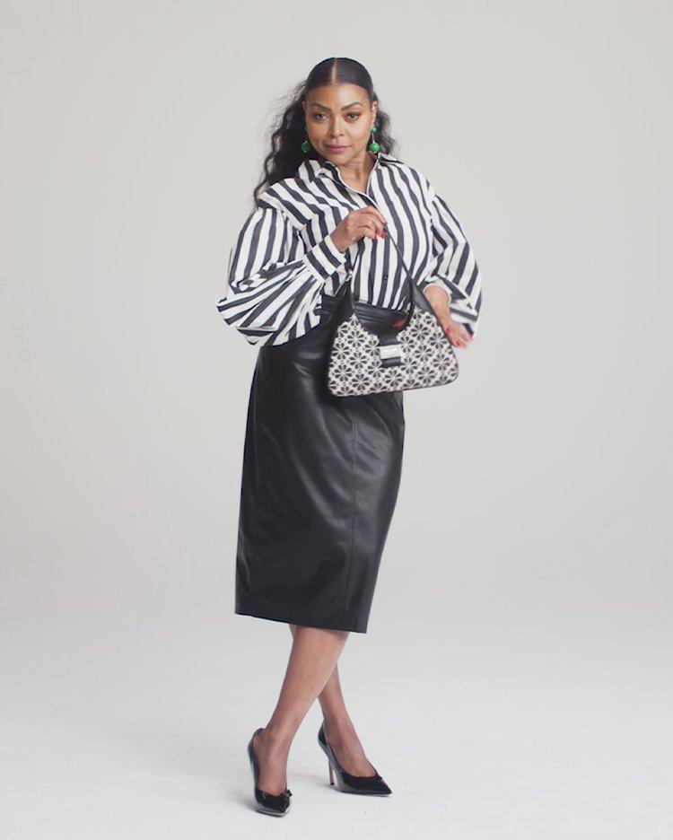 未使用 薄 タグ付き ケイトスペード スカートスーツ ブラック系 ウール  