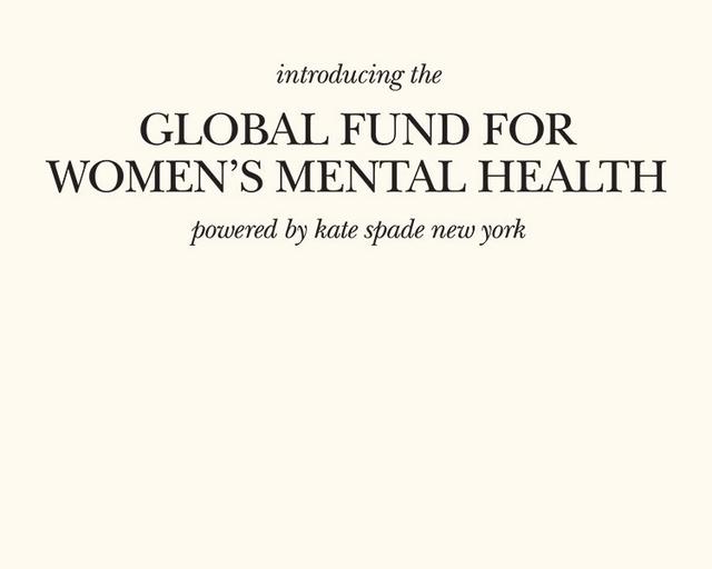 GLOBAL FUND FOR WOMEN'S MENTAL HEALTH