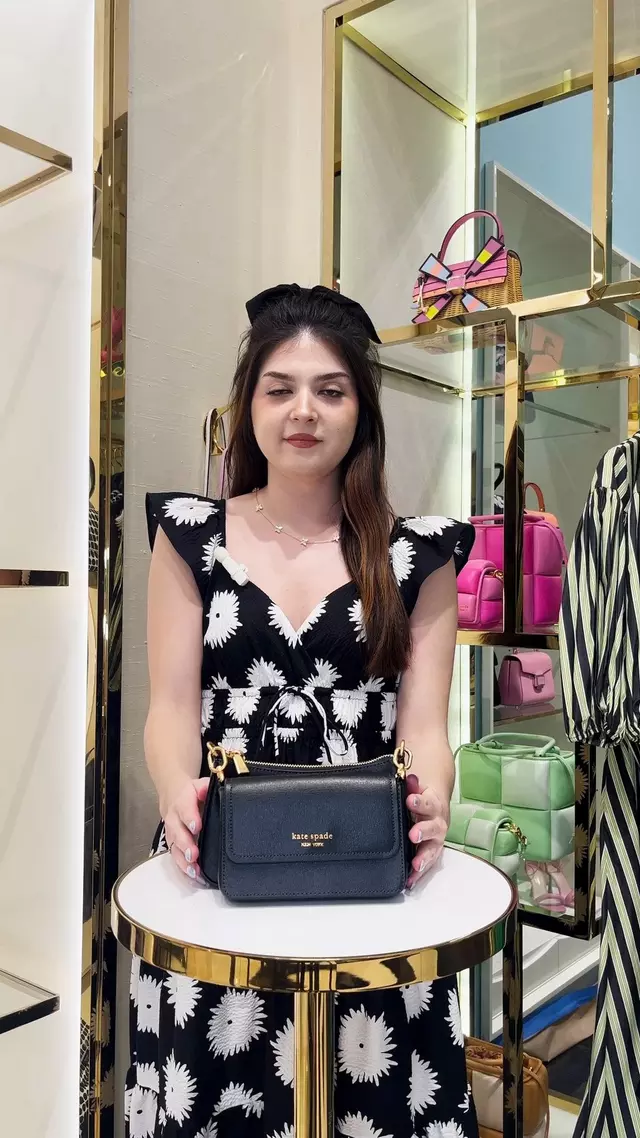 Double Up Pebbled Leather Crossbody | Kate Spade New York Double Up Pebbled Leather Crossbody | Kate Spade New York